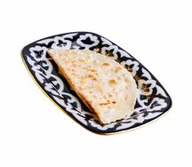 Кутаб с сыром и томатами