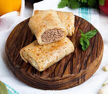 Блины с мясом 2 шт