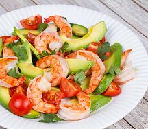 Салат с морепродуктами