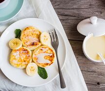 Сырники со сгущенкой 2 шт
