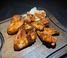 Крылышки на углях