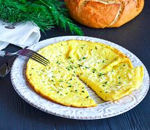 Омлет с сыром