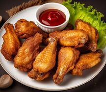 Крылышки куриные жареные XXL