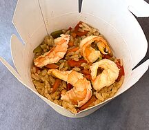 Рис с креветками