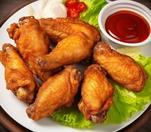 Жареные куриные крылышки