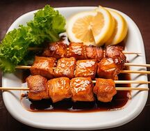 Шашлыки из лосося