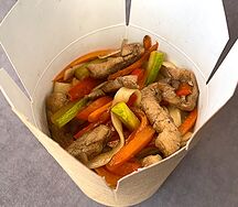 Лапша со свининой
