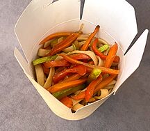 Лапша с овощами