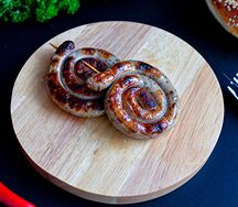 Колбаска улитка гриль полукопченая