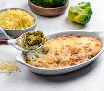 Запеканка с брокколи