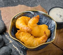 Креветки, жаренные в панировке