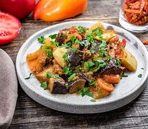 Баклажаны тушёные