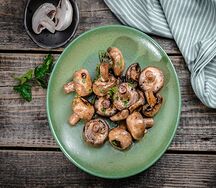 Шампиньоны жареные