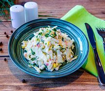 Салат Камчатский из капусты и крабовых палочек