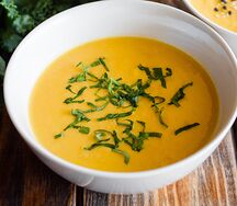 Суп-пюре из красной рыбы