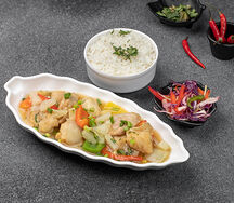 Цыпленок с ананасом Pineapple Chicken