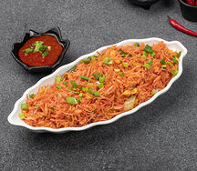 Трехслойный жареный рис Шезван - Triple Schezwan Fried Rice