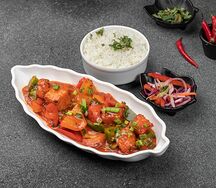 Сырный чили - Paneer Chili
