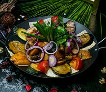 Садж-кебаб из курицы
