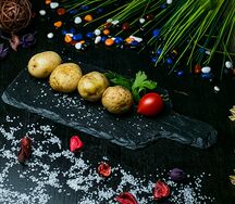 Шашлык из молодого картофеля