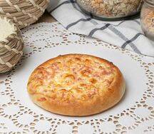 Гнездо с ветчиной и сыром