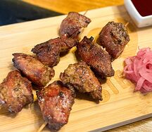 Шашлык из cвинoй шеи