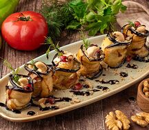 Баклажаны с ореховой начинкой