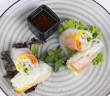 Весенний ролл с уткой