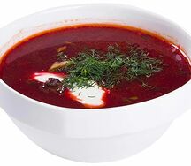 Борщ оригинальный с курицей