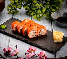 Ролл Калифорния с креветкой