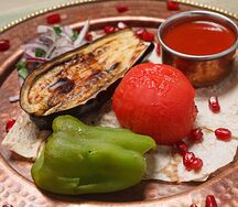 Ассорти овощей на углях