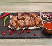 Шашлык из бараньих семечек