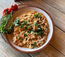 Яичница с помидорами