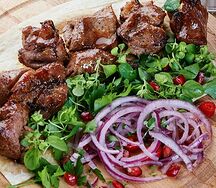 Шашлык из cвинoй шейки