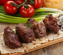 Шашлык из мякоти ягненка