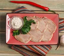 Отварной телячий язык