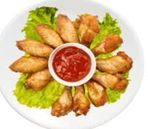 Крыло жареное