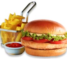 Бургер с курицей