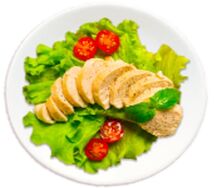 Курица отварная