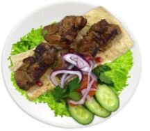 Шашлык из cвинoй шеи