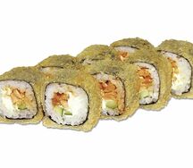 Сяке темпура ролл