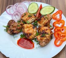 Шашлык из куриной мякоти