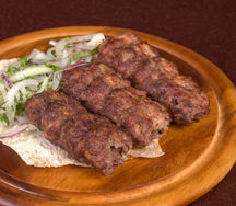 Люля-кебаб из свинины и говядины