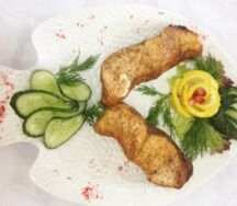 Шашлык из семги