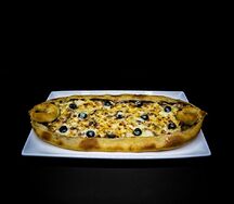 Хачапури с мясом и овощами