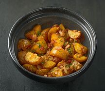 Картофель черри с беконом