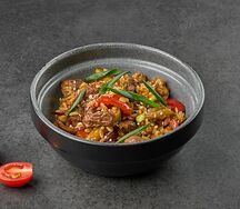 Тяхон с телятиной и овощами