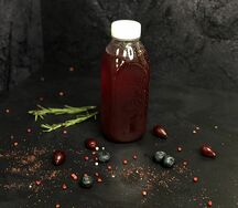 Морс клюквенный собственного приготовления