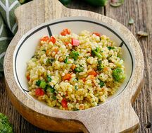 Булгур с овощами