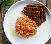 Тартар из лосося